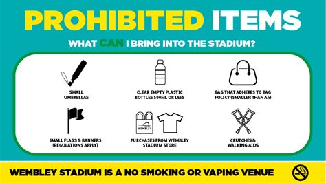 wembley stadium bag drop|wembley stadium prohibited items.